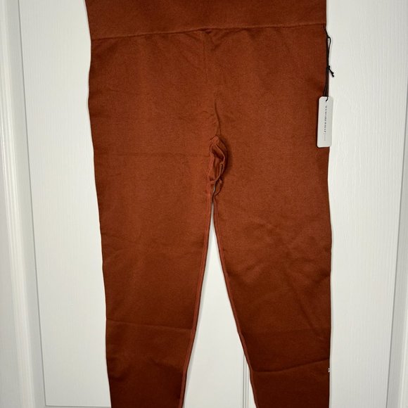 NWT WeWoreWhat Seamless Circular Knit Cinnamon Stick Leggings XL Revolve - Picture 4 of 10